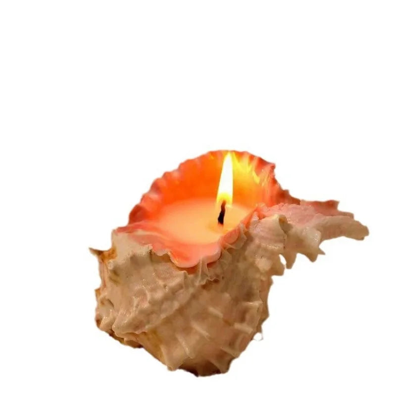 Conch Scented Candle (Handmade) - Home Decoration Ornaments For Bedroom & Living Room Tabletop Holiday Gifts