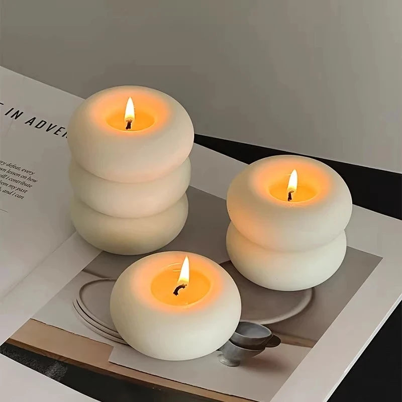 Donut Candles, Soy Candles, Home & Bedroom Decor, Scented Candles, Romantic Gifts, Wedding & Party Decor