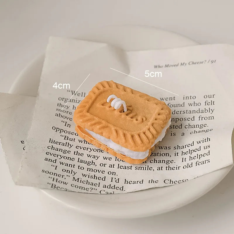 Cute Handmade Biscuit Candle Scented Candle Aromatherapy Soy Wax Candle Wedding Birthday Candles Party Home Decoration