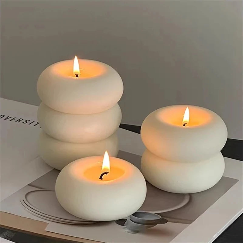 Donut Candles, Soy Candles, Home & Bedroom Decor, Scented Candles, Romantic Gifts, Wedding & Party Decor