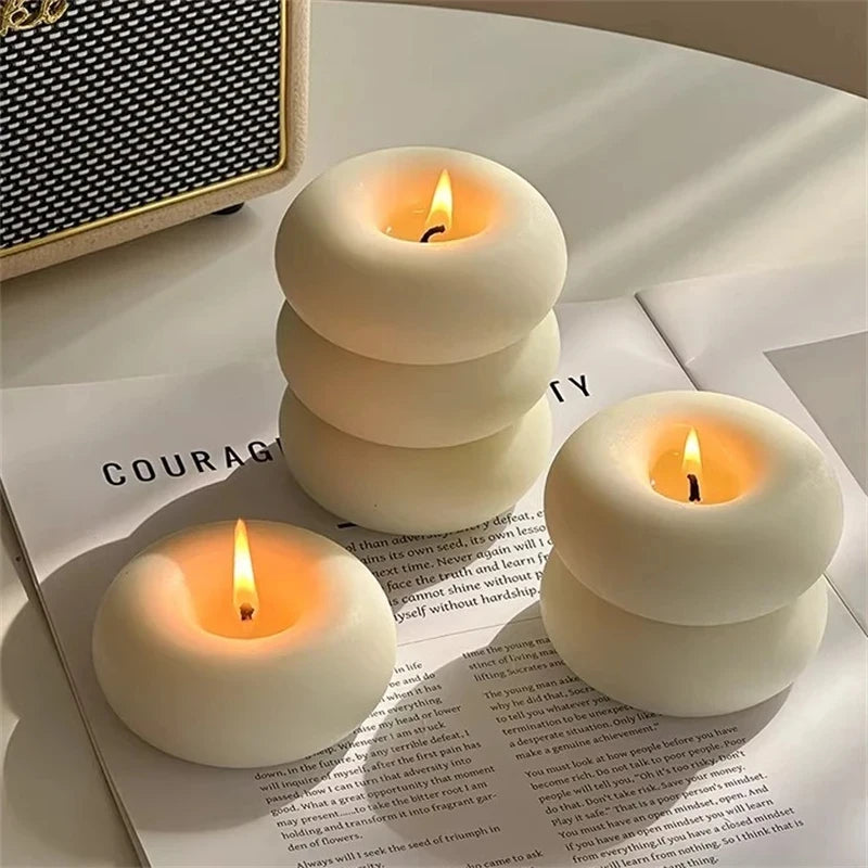 Donut Candles, Soy Candles, Home & Bedroom Decor, Scented Candles, Romantic Gifts, Wedding & Party Decor